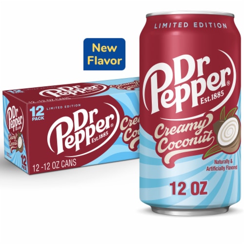 Dr Pepper Creamy Coconut Soda - Soft Cream